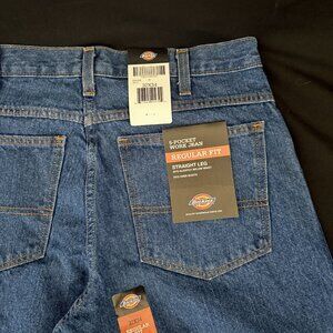 Dickies Mens Jeans 32/34 Blue 100% Cotton BRAND NEW